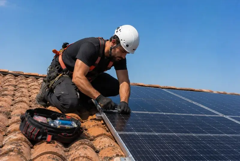 Maintenance et monitoring de panneaux solaires à Saint-Sauveur-des-Landes