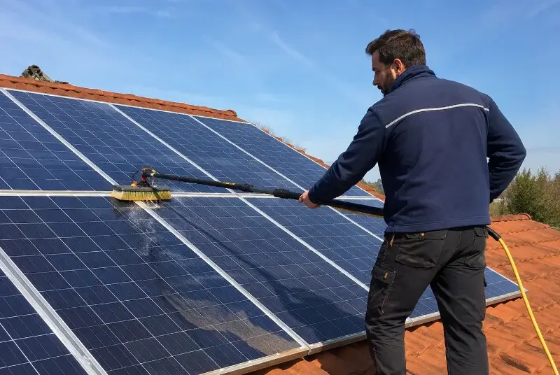 Nettoyage et entretien de panneaux solaires à Saint-Sauveur-des-Landes